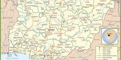 Harta completa din nigeria