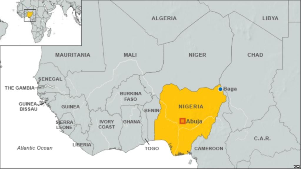 Harta nigerian frontiere