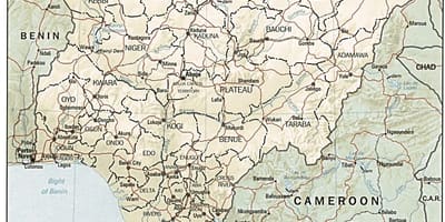 Harta din atlas nigeria
