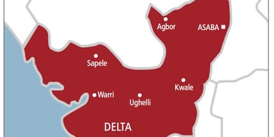 Delta nigeriei hartă