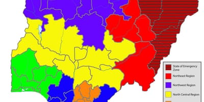Harta nigeria arată toate statele