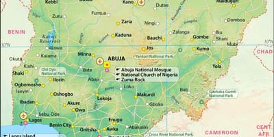 Imagini de nigerian hartă