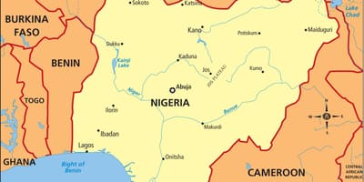 Nigeria hartă