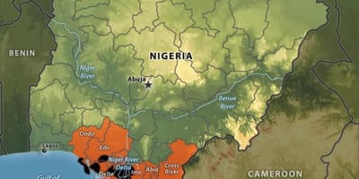 Harta nigeria ulei